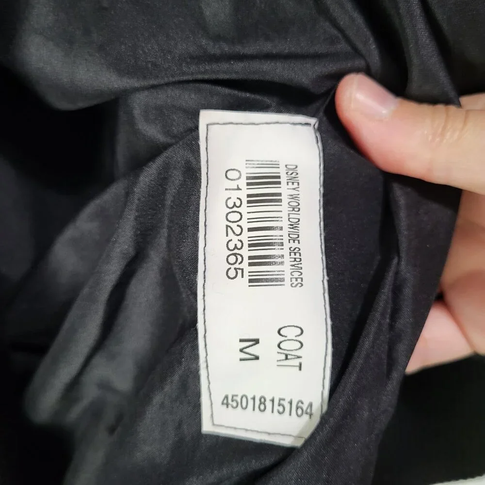 VTG Disney Wide World of Sports Bomber Varsity Jacket SZ M y2k Black - Picture 7 of 11